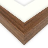 Walnut Frame & Ivory Mat 