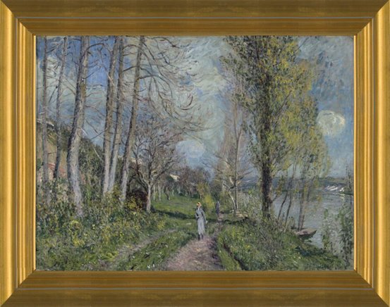 Banks of the Seine by Alfred Sisley | Fine Art Print