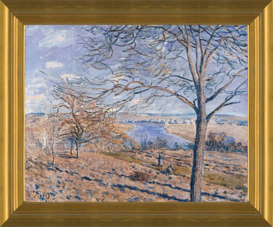 Art Prints of Banks of the Loing, Autumn Effect by Alfred Sisley