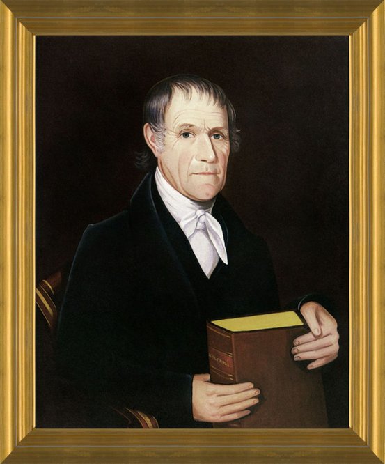 Art Prints of Gentleman with Large Bible by Ammi Phillips