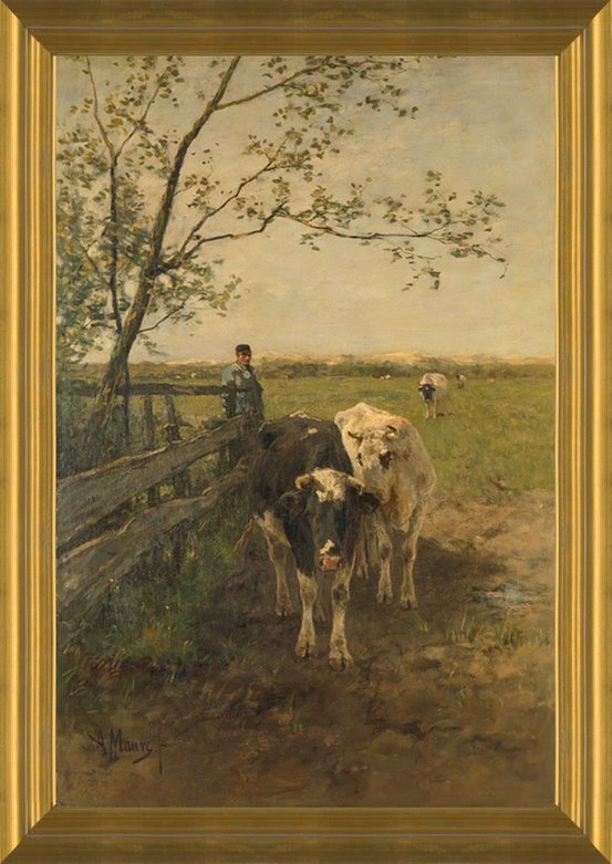 Art Prints Of The Milk Bend By Anton Mauve