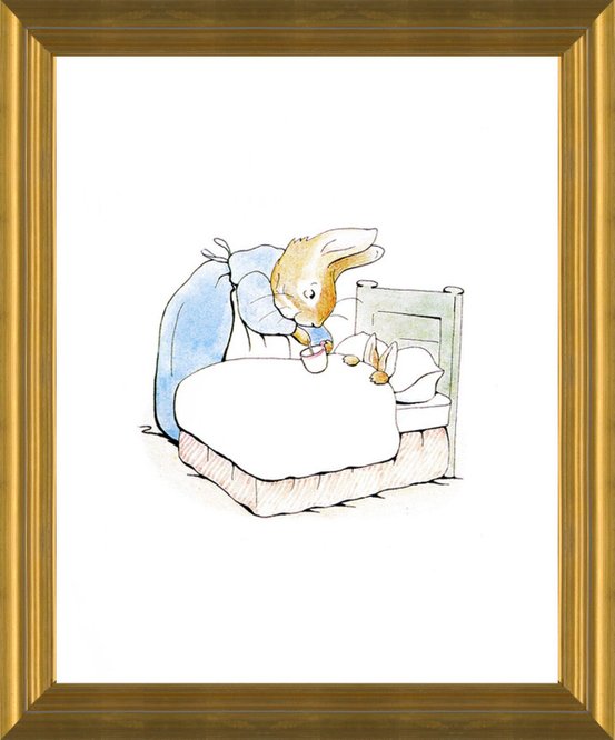 Mrs Rabbit Mounted Limited Edition Print - Beatrix Potter Shop