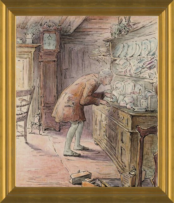 Art Prints of The Tailor Hears Noises by Beatrix Potter