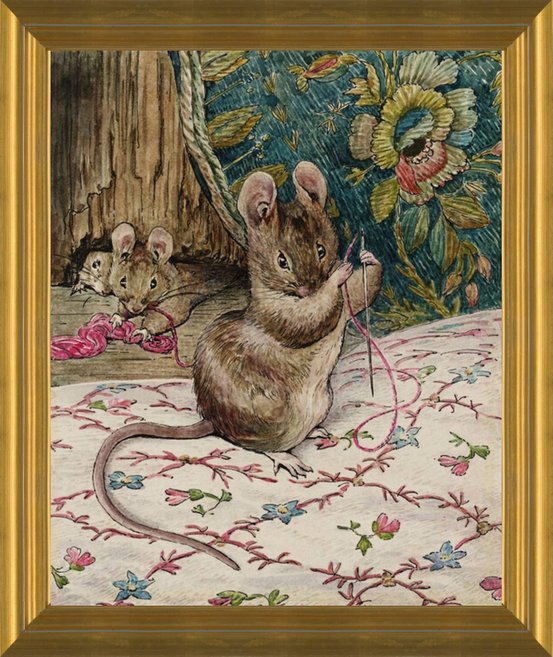 Beatrix Potter Mouse - Beatrix Potter - Posters and Art Prints