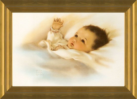 Baby with the Golden Glow of Sweet Dreams by Bessie Pease Gutmann | Fine  Art Print