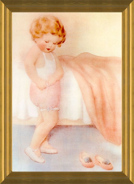 Art Prints of She's Learned to do so Many Things by Bessie Pease