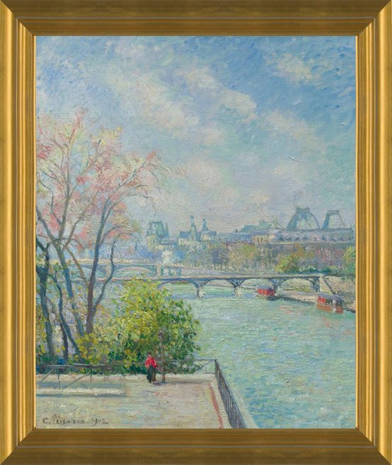 Art Prints of Spring Morning, Louvre by Camille Pissarro