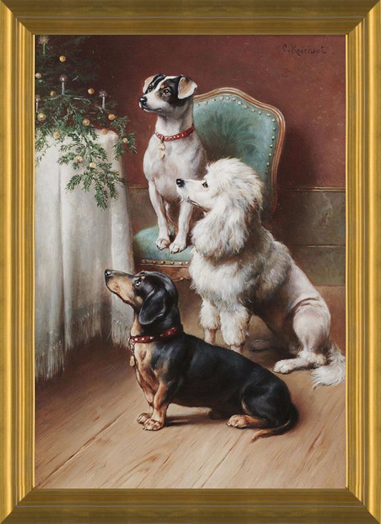 A Christmas Present for Carl - Good Dog, Carl Art Print (Signed)