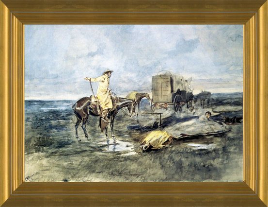 Art Prints of Wake Up Time by Charles Marion Russell