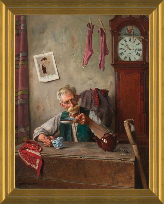 Art Prints of Tea Time by Charles Spencelayh
