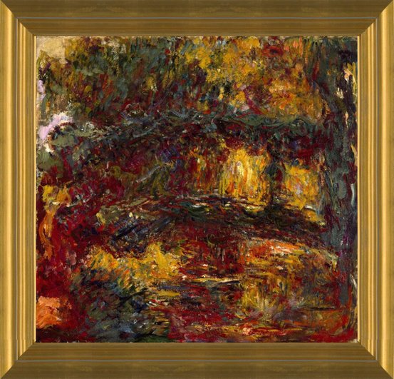 Art Prints of The Japanese Footbridge, Giverny by Claude Monet