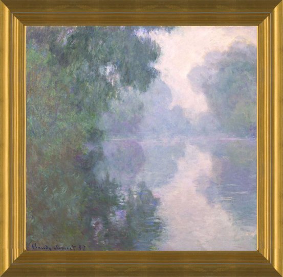 The Pont Neuf Painting Claude Monet Print Vintage Seine 