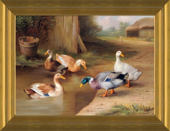 Personalized Duck Wall Art Set of 2 Prints, Personalized Mallard