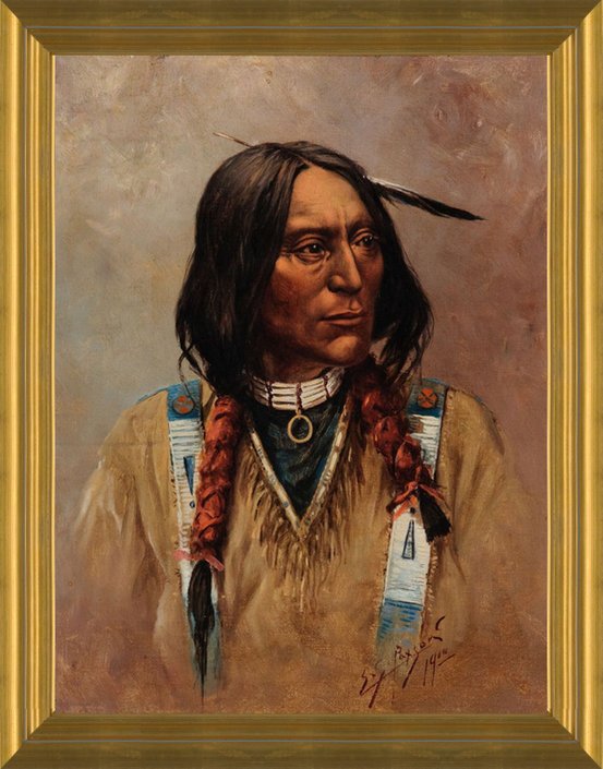 Art Prints of The Teton Orator by Edgar Paxson