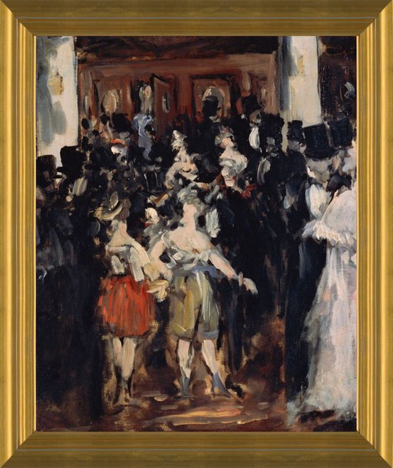 Art Prints of Masked Ball at the Opera by Edouard Manet