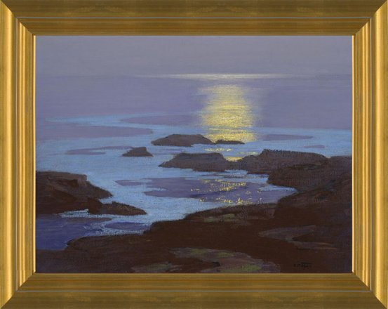 Art Prints of Moonlight, the Coast of Maine by Edward Henry Potthast