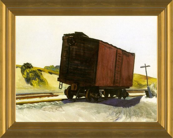 Freight Car at Truro by Edward Hopper | Fine Art Print