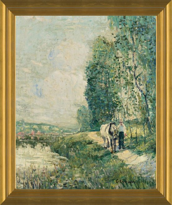 Art Prints of The Towpath by Ernest Lawson