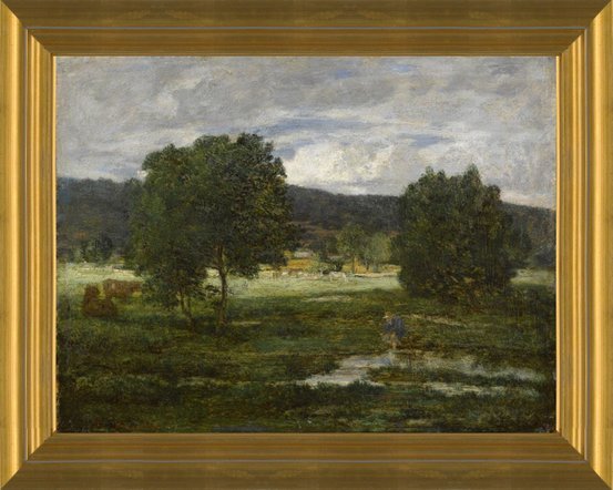 Art Prints of Wooded Landscape by Eugene Boudin