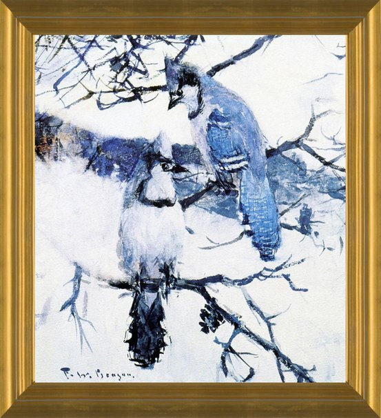 Blue Jay and Cardinal | Art Print