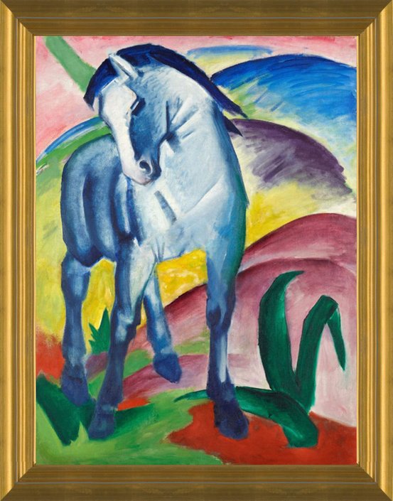 Franz Marc Little Blue Horse