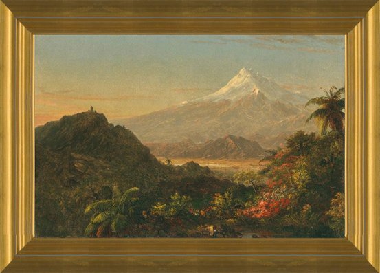 Art Prints of South American Landscape, Study for Chimborazo by Frederic  Edwin Church