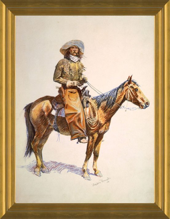 Art of Arizona Cowboy by Frederic Remington