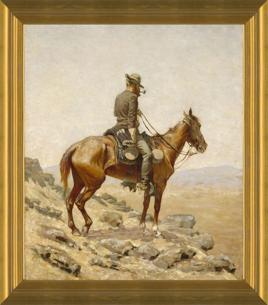 Art Prints of The Lookout by Frederic Remington