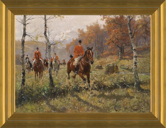 Art Prints of Foxhunting by Georg Carl Koch