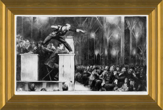 George Bellows Poster Framed Wall Art Print Picture Home Decor Artwork Design 4 size options The Fisherman
