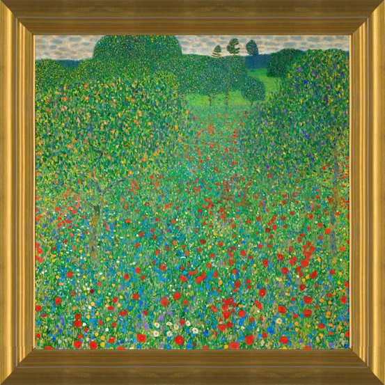 Art Prints of Field of Poppies by Gustav Klimt