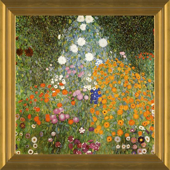 flower garden by gustav klimt 1905