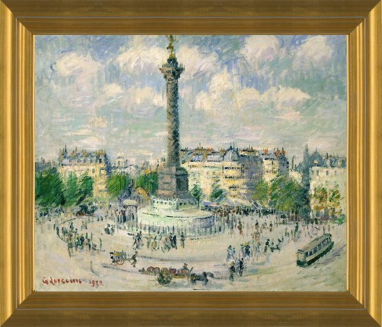 Art Prints of La Place de la Bastille by Gustave Loiseau