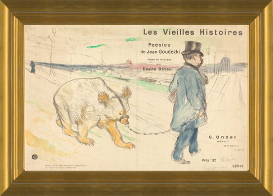 Art Prints of Les Vielles Histoires, 1893 by Henri de Toulouse-Lautrec