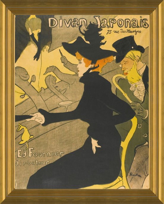 Art Prints of Divan Japonais II by Henri de Toulouse-Lautrec