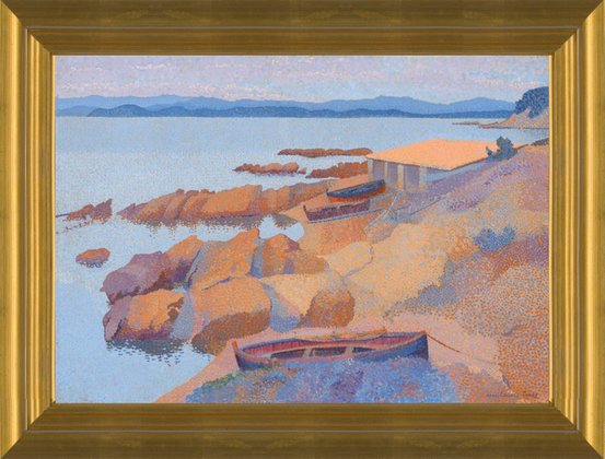 Art Prints of Coast Near Antibes by Henri-Edmond Cross