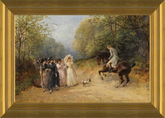 Art Prints of The Unwanted Chaperone by Heywood Hardy
