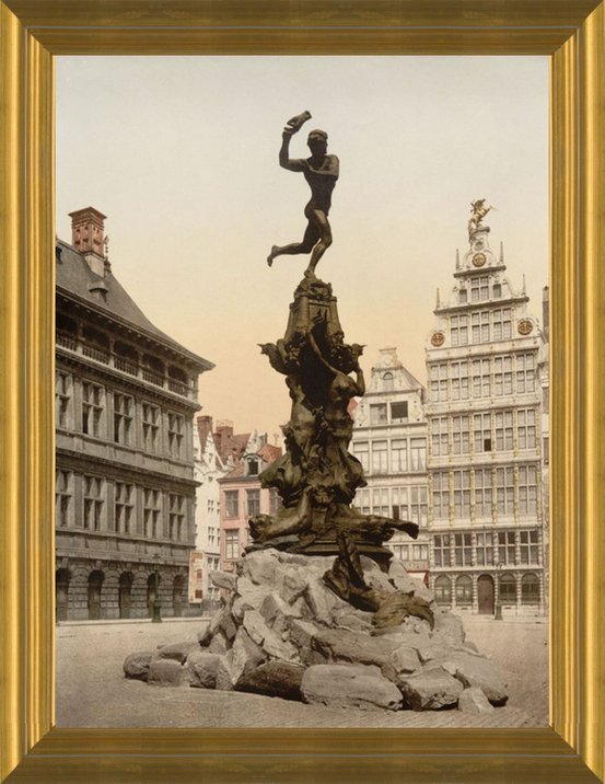 Art Prints of Brabo Monument, Antwerp, Belgium (387136)