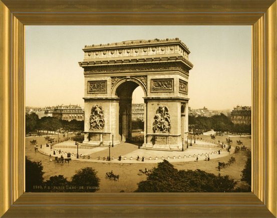 Canvas Wall Art - store Picture - Arc de Triomphe - Paris