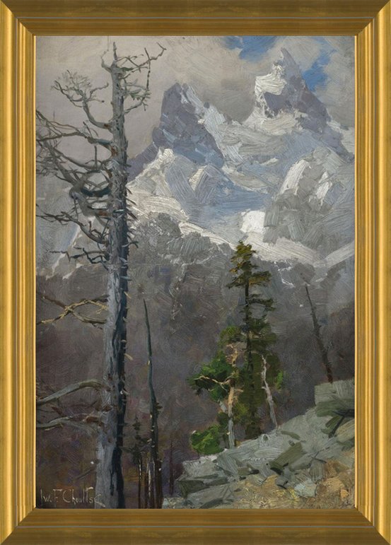 Art Prints of Mountain Landscape by Ivan Fedorovich Choultse
