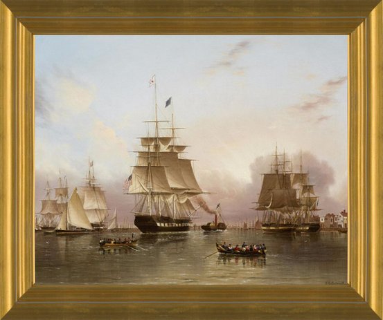Art Prints of The New York Packet Enterprise by James Edward Buttersworth
