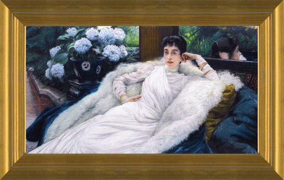 Clotilde Briatte Comtesse Pillet Will by James Jacques Joseph Tissot Fine Art Print