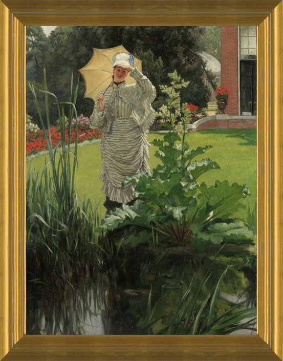 Art Prints of Spring Morning by James Jacques Joseph Tissot