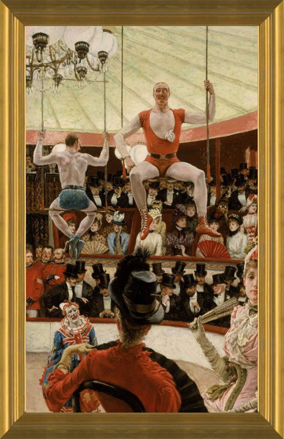 Women of Paris the Circus Lover by James Jacques Joseph Tissot Fine Art Print