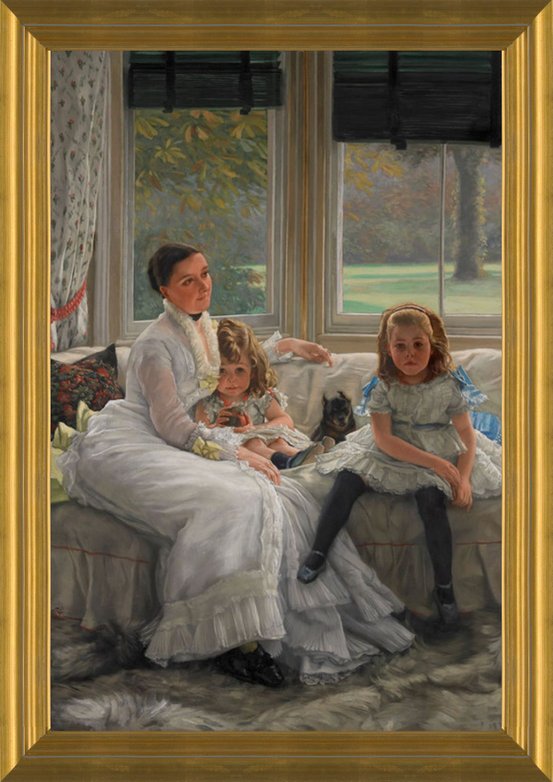 Art Prints of Mrs. Catherine Smith Gill Children by James