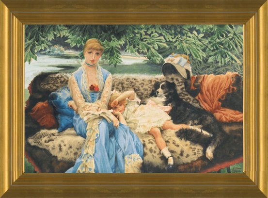 Quiet by James Jacques Joseph Tissot Fine Art Print