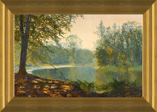 Peaceful Lake View Paint By Number Kit DIY Acrylic Painting Canvas for  Adults Ki