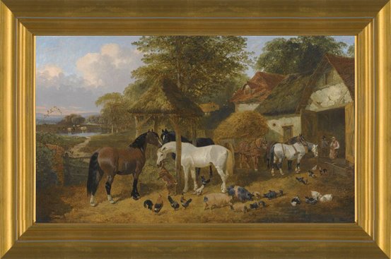 Farmyard Friends' small canvas