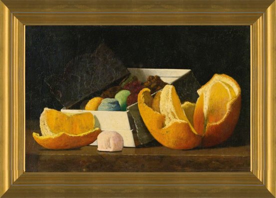 Prints Still Life with Oranges Box of Confections by John Frederick