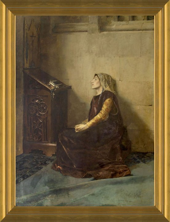 Art Prints of Queen Blanche II of Navarre by Jose Moreno Carbonero
